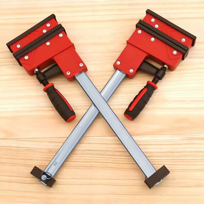 16 inch - 2-Pack 16-Inch Heavy-Duty Parallel Clamps, 700kg Clamping Force & 95mm Throat Depth, Quick