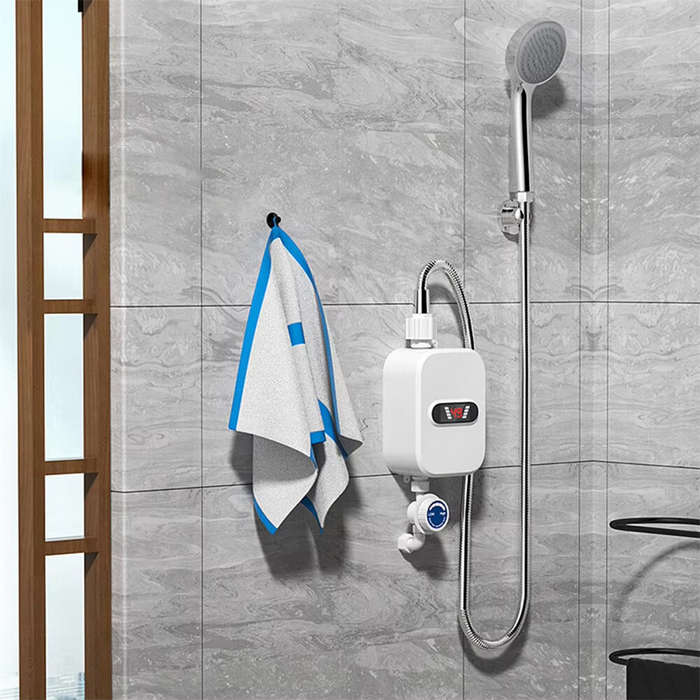 Type C - Tevorex 3000W/3500W Portable Mini Water Heater 110V/220V Instant Electric Heater IPX4 Water