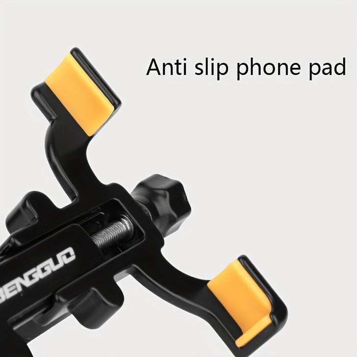 BENGGUO Four-Claw Bike Holder 360 Adjustable Shockproof Anti-fall Aluminum Alloy Handlebar Holder wi