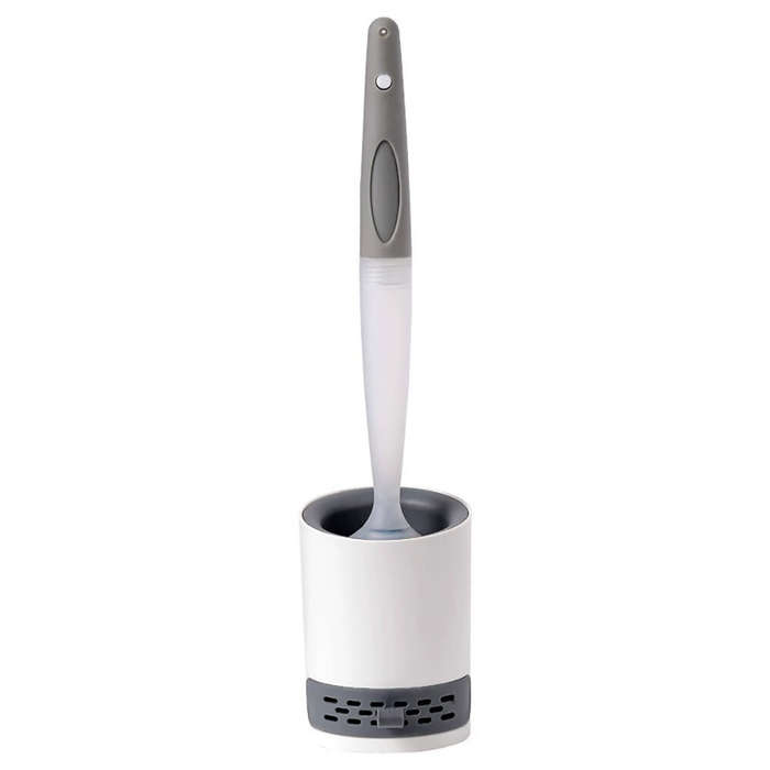 Type A - Silicone Plus Liquid Toilet Brush No Dead Corner Toilet Cleaning Brush Water Spray Soft Bru