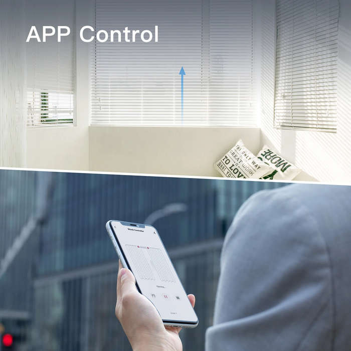 MOES Tuya WiFi Smart Curtain Motor Electric Chain Roller Blinds Shade Shutter Drive RF Remote Kit Sm
