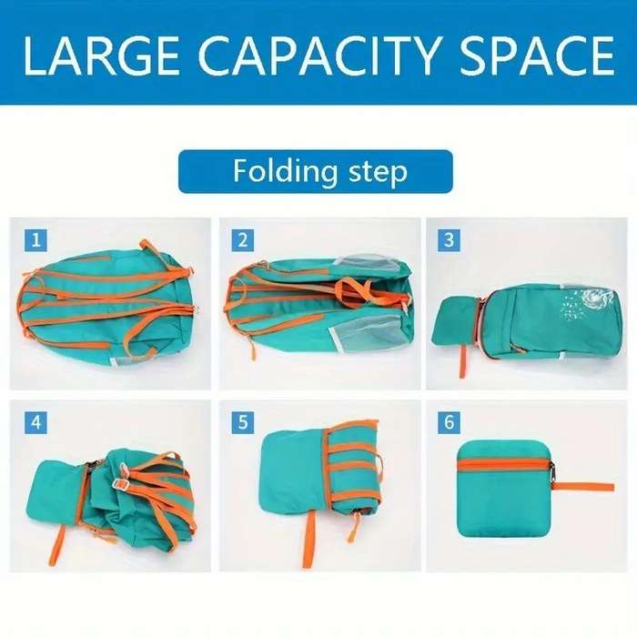 Black - IPRee Children's Backpack Lightweight Outdoor Foldable Leisure Travel Fashion Cute Waterproo