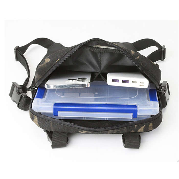 Black - ZANLURE Fishing Mini Tactical Bags 20L Capacity Waterproof Nylon Climbing Camping Backpacks