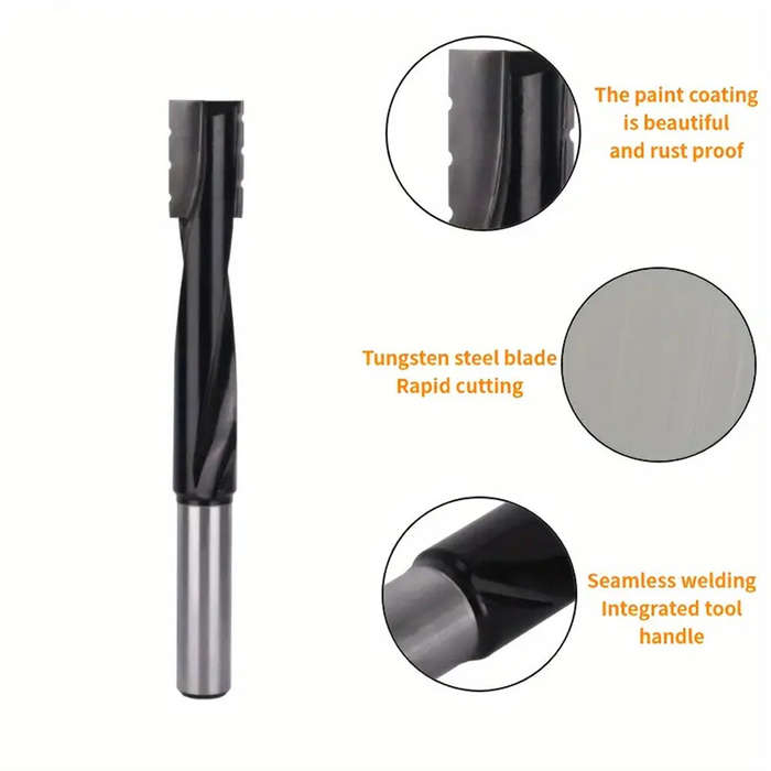 12mm shank - 12mm Shank Solid Carbide Spiral Router Bit Mortising Bit 16mm Cutting Diameter for Wood