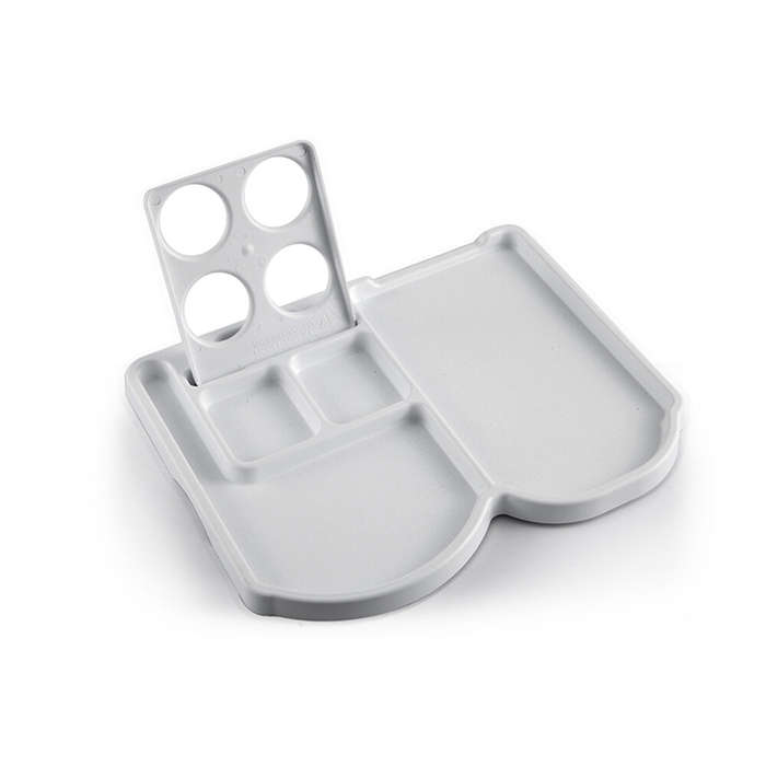 White - HiBREW Adsorbable Capsule Storage Rack Coffee Machine Tray Compatible with NS & Dolce Gusto