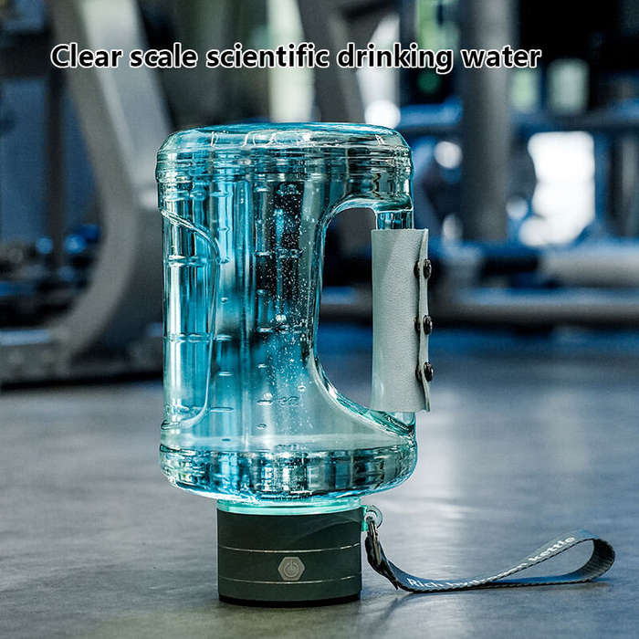 Green - 1.5L 2 In 1 Portable Hydrogen Water Bottle H2 Rich Water Kettle Sport Hydrogen Water Bottle