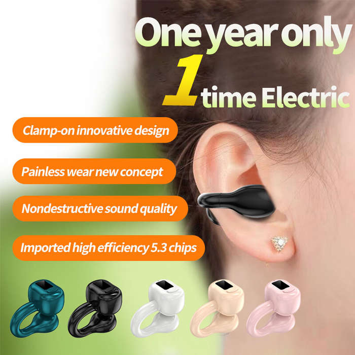 M10 TWS bluetooth 5.3 Earphone HiFi Stereo 360 Flexible IPX5 Waterproof Digital Display Clip-on Spor