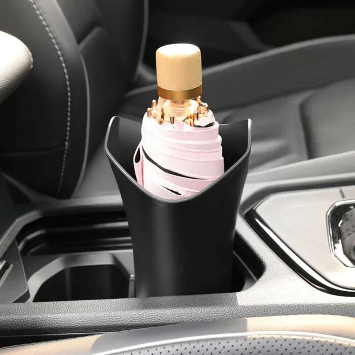 Black - Multifunctional Car Storage Bucket Umbrella Storage Bag Bucket Waterproof Box Car Trash Can
