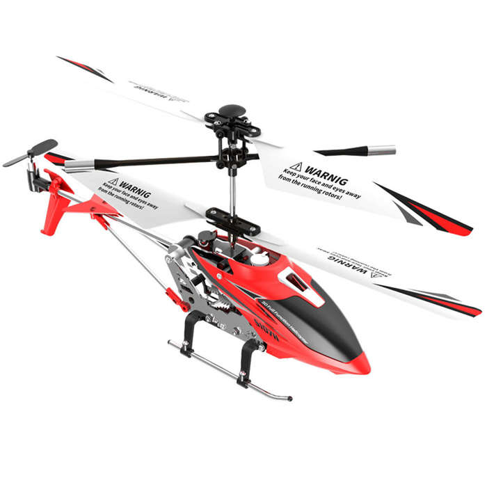 Red - SYMA S107H 2.4G 3.5CH Auto-hover Altitude Hold RC Helicopter With Gyro RTF