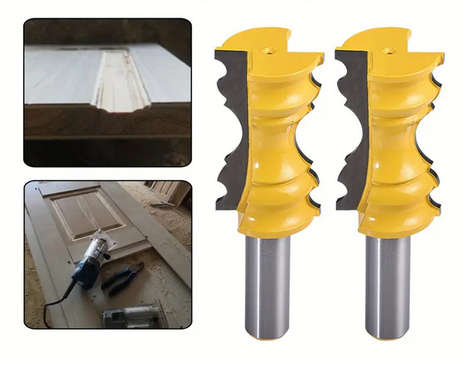 12mm - Crown Molding Router Bit 1/2"/8mm/12mm Shank Router Bit Large Elaborate Milling Cutter Chair