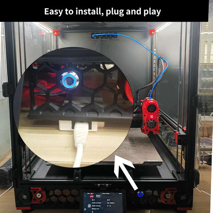 Full Kit - 3D Printer Sensor Control LED Light Strip 3D Printer COB LED Light Bar Strip for VORON 2.