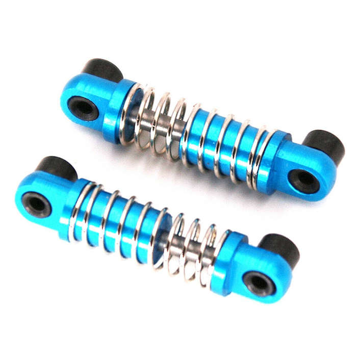 Blue - 2PCS Wltoys 1/28 Upgraded Metal Shock Dampers 284131 284161 284010 K969 K989 K999 P929 RC Car