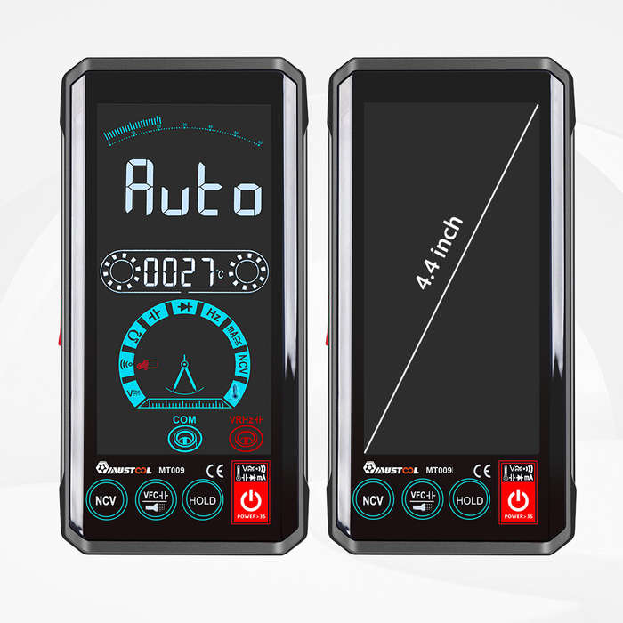 MUSTOOL MT009 4.4-Inch Touch Screen Smart True RMS Digital Multimeter Automatic Measurement with VFC