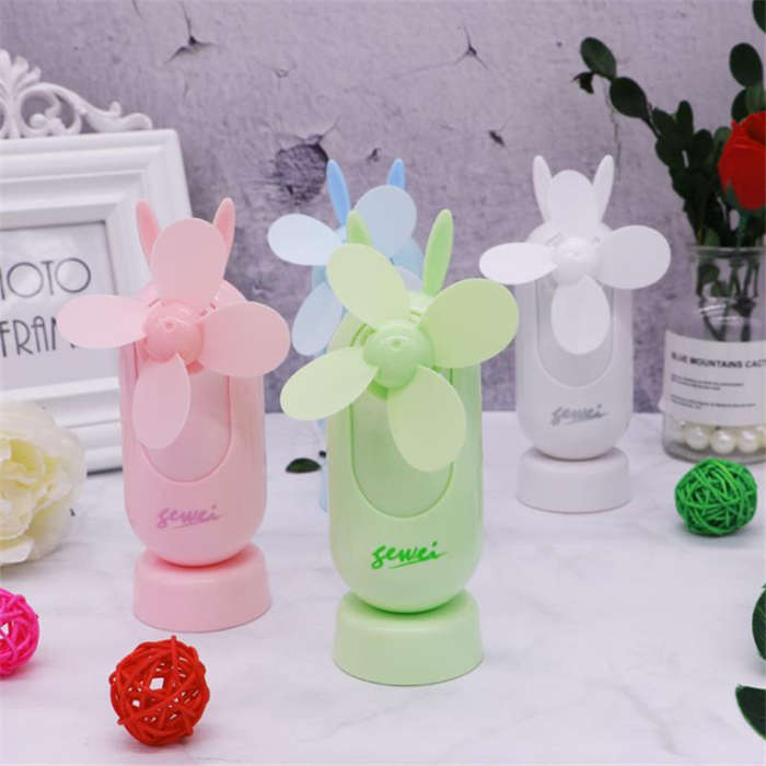 Portable Handheld Mini USB Fan Rechargeable Air Cooler Air Conditioning Fans Silent Cooling Fan for