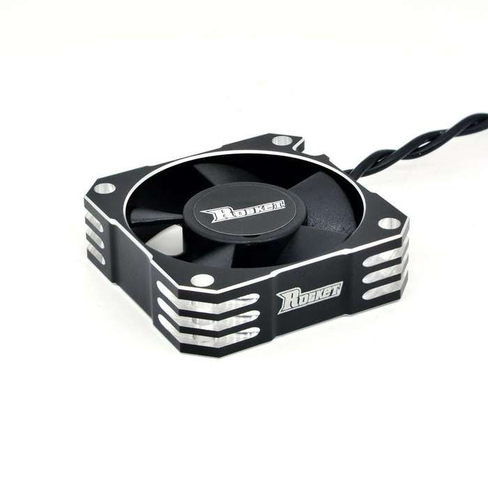 Red+Black - Surpass Hobby Rocket V2 21000Rpm Metal Cooling Fan RC Car Parts 35*35*10mm