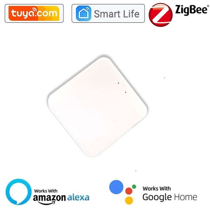 White - TYZG1 Tuya Smart Home Zigbe Bridge Gateway Hub bluetooth Mesh Zigbe Wireless Bridge Smart Li