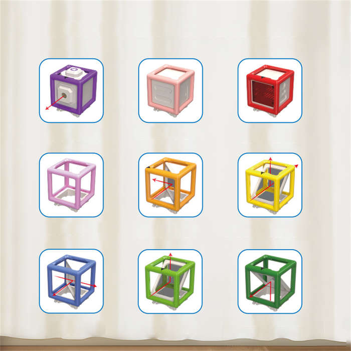 001 - 7071 Reasoning Laser Maze Beam-bending Thinking Game Building Blocks Cube Educational Reasonin
