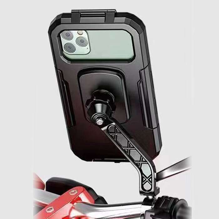 Handlebar Type - Waterproof Motorcycle Bike Mobile Phone Holder Magnetic Universal Bicycle GPS 360 S