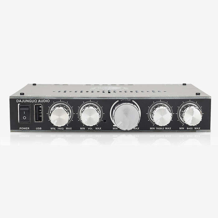 Black - S350HS 2.1 Channel Power Amplifier 220W+220W+350W bluetooth 5.1 AUX USB Dual TPA3251 High Su