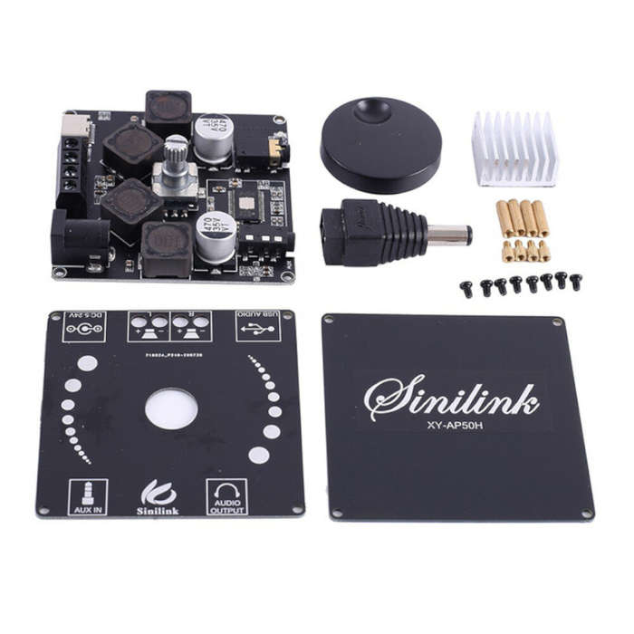 3Pcs XY-AP50H 50W+50W HIFI bluetooth 5.0 Wireless Audio TPA3116D2 Digital Power Amplifier Stereo boa