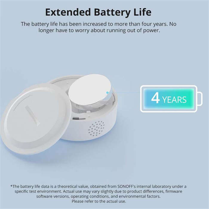 Sonoff SNZB-02P Zigbee 3.0 Temperature and Humidity Sensor High Precision Swiss Sensor Custom Alerts