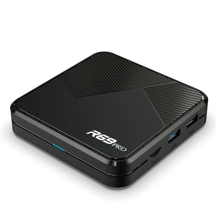US Plug - R69 PRO 4+32G Android 14 TV Box Allwinner H728 Quad-core Support WiFi 6 bluetooth-Compatib