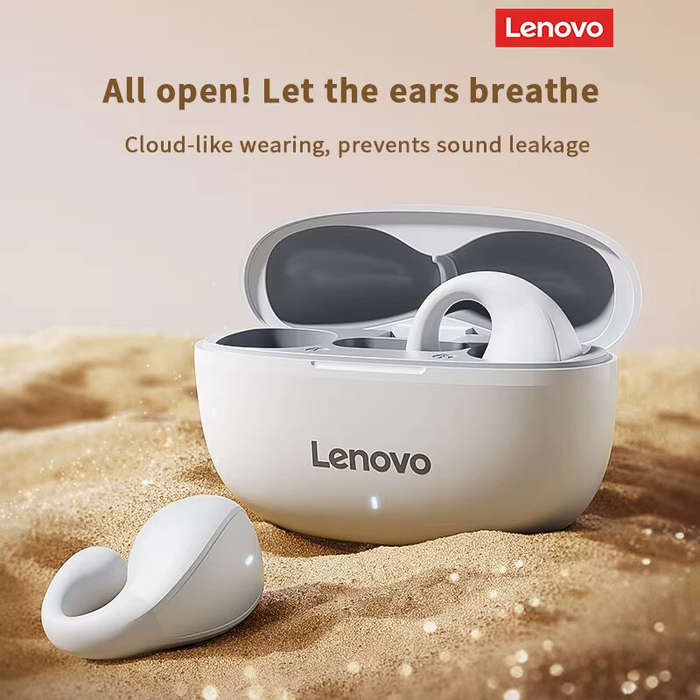 Black - Lenovo TC3403 TWS Earbuds Wireless bluetooth Earphone 13mm Dynamic 3D Surround Sound Call No