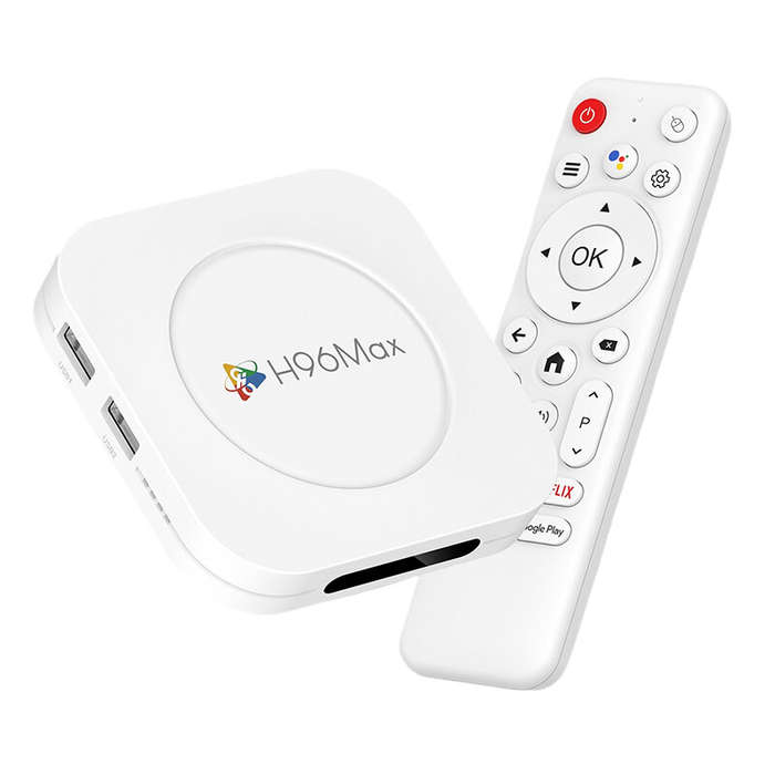 EU Plug - H96MAX M1 Plus 2+16G RK3528 TV Box Android 14 Quad-core 3D 8K Ultra HD Smart Streaming Med