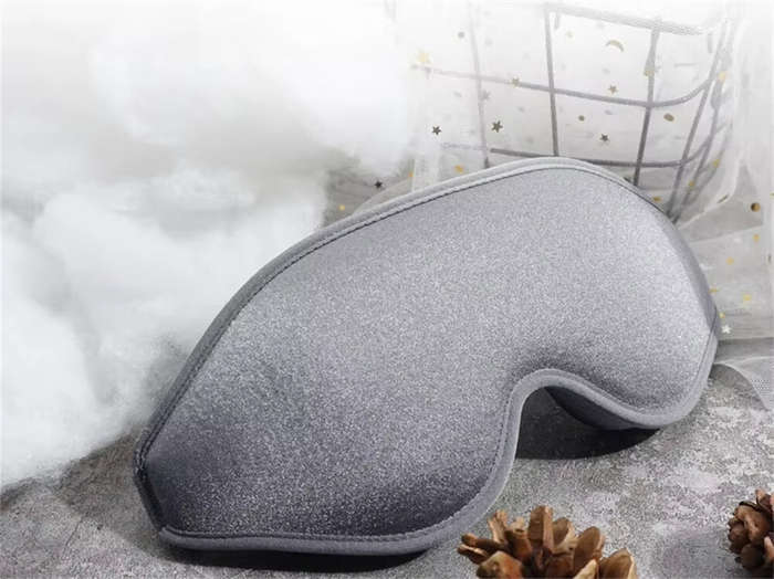 Pink - KALOAD 3D Deep Socket Rebound Memory Foam Sleeping Eye Mask Adjustable Strap Light Breathable