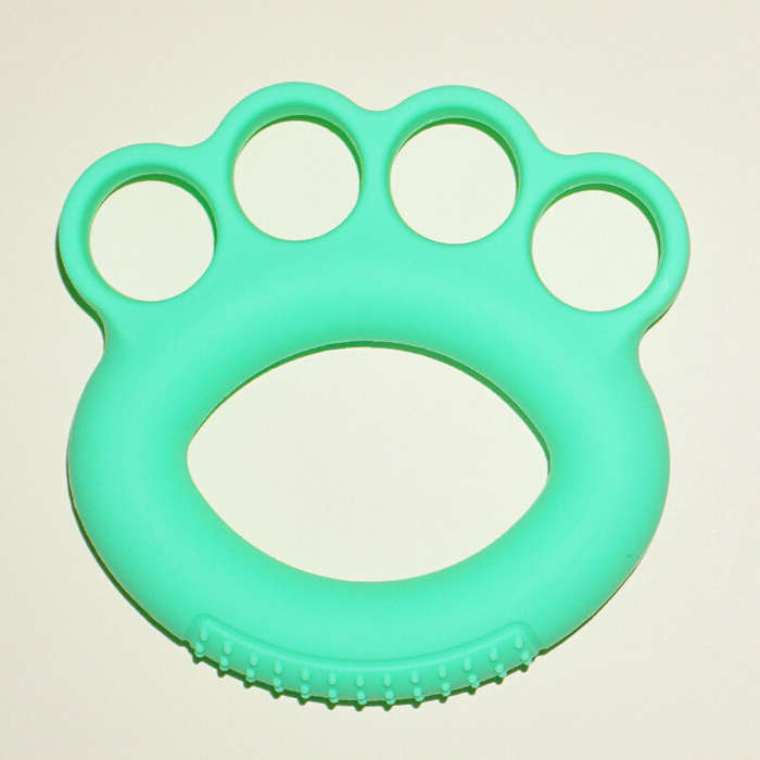 Blue - KALOAD 40-60lbs Hand Grip Strength Trainer Silicone Forearm Grip Workout Hand Gripper Five Fi