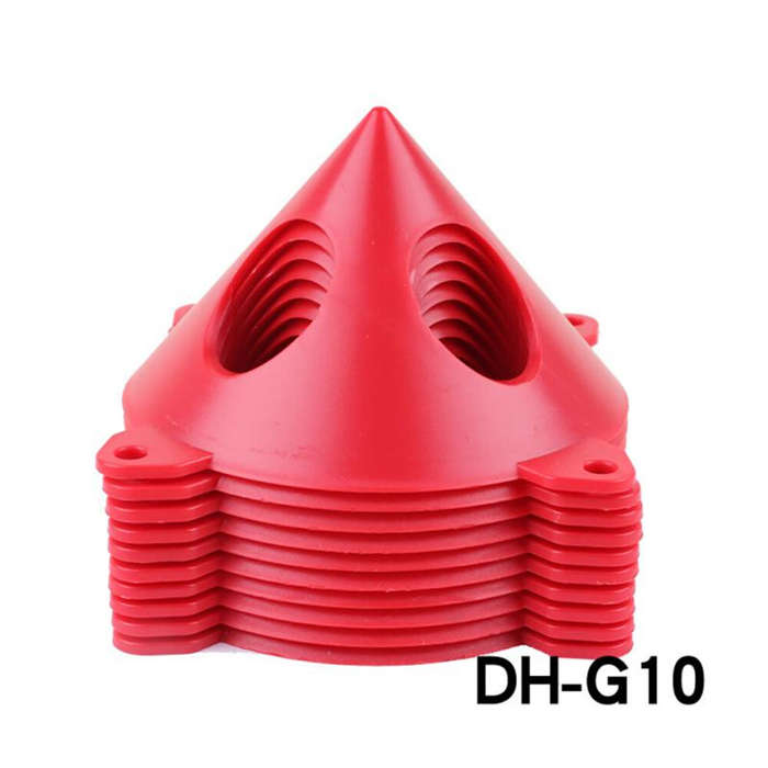 Orange - 10PCS Portable Woodworking Paint Triangle Stand Wood Support Pyramids Rack Carpenter Lift P