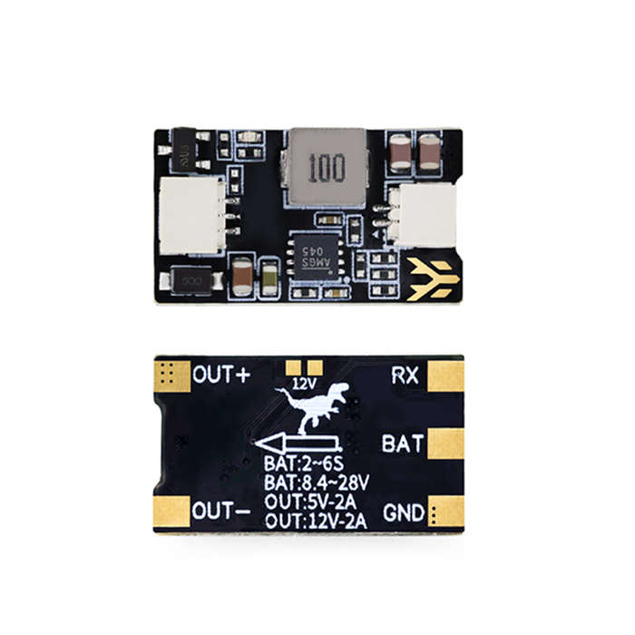 Black - HGLRC 5-12V BEC Step-down Module 12.1mm*21mm for RC Drones FPV Racing