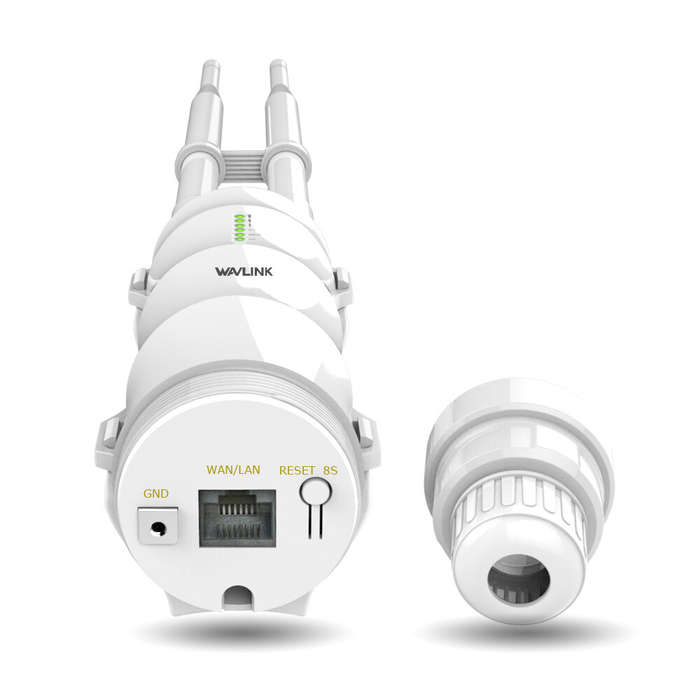 US Plug - Wavlink AC600 Wireless Waterproof 3-1 Repeater High Power Outdoor WIFI Router/Access Point