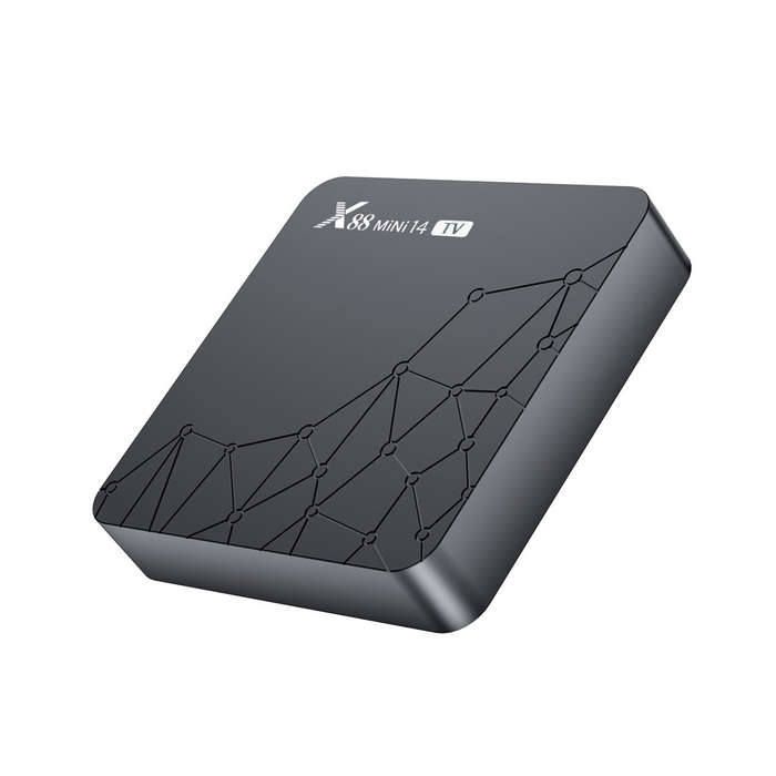 EU Plug - X88 Mini 14 TV Box Android 14 2+16G Android 14.0 TV Box RK3518 4K HDR10 Quad Core Streamin