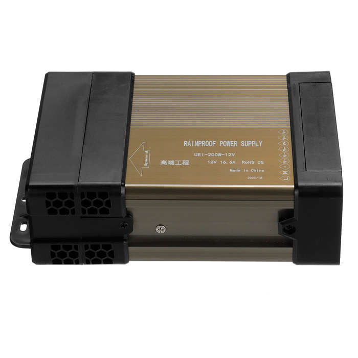 DC 12V - iMars 200W LED Rainproof Switching Power Supply Transformer Power Inverter AC 220V To DC 12