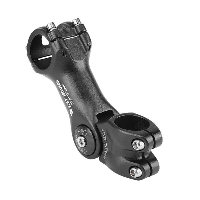 25.4*120mm - WEST BIKING 60 Adjustable Bicycle Handlebar Booster 25.4mm Aluminum Alloy Bike Front Fo