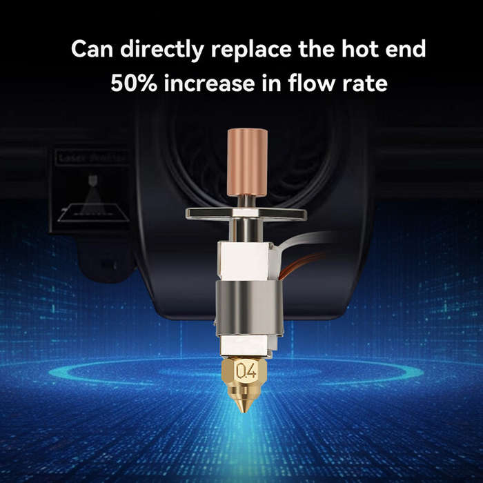 #1 - K1 K1 MAX Ceramic Heating Element Upgraded Hot End Kit 0.4mm Nozzle 550C High Temp for 3D Print