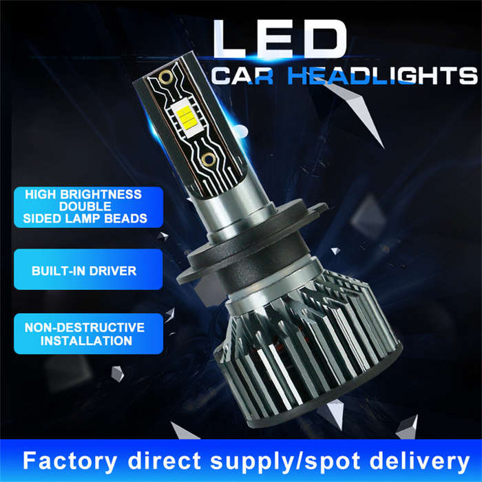 H4 - WEKEOLF Car LED Headlight H4/H7/H11/9005/9006 IP68 Waterproof High Brightness 360 Adjustable Ca