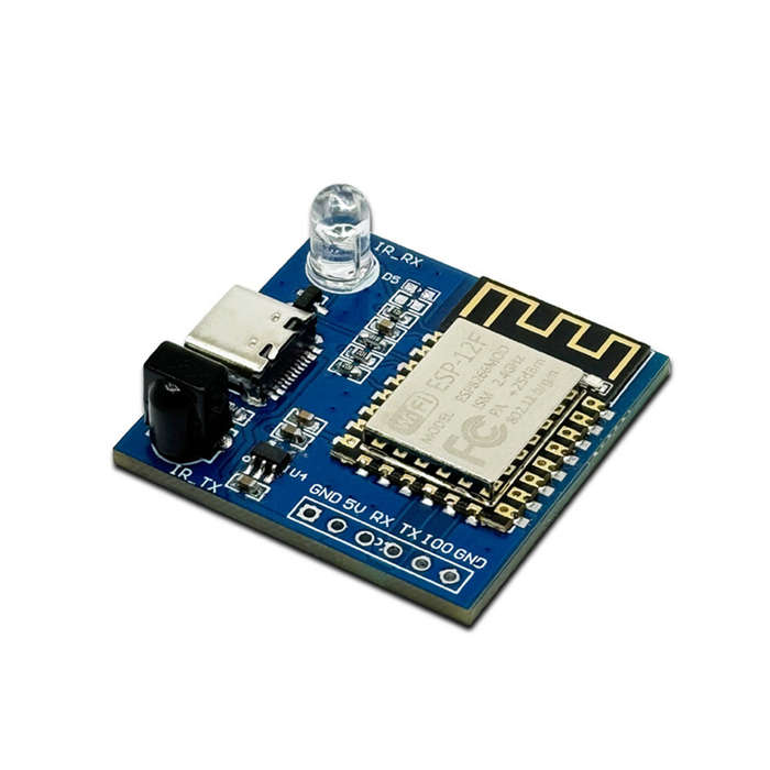 Board Only - ESP-12F ESP8266 Infrared Transmitting and Receiving for NEC Command WiFi Transparent Tr