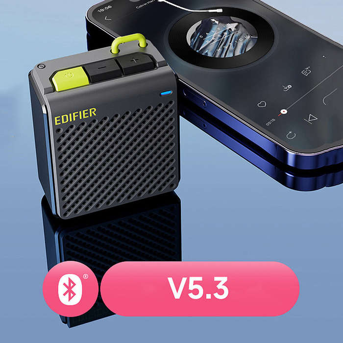 Edifier M0 70g Mini Speaker 40mm Dynamic Driver 360 Stereo 500mAh Battery App Control Type-C Outdoor