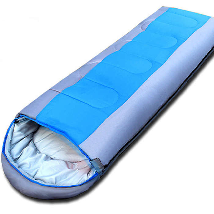 Orange - 1800g Camping Sleeping Bag For -15~15 Temperature, Ultralight Waterproof 4 Season Warm Enve