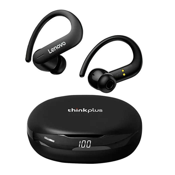 Lenovo T50 TWS Earbuds bluetooth Earphone LED Display HiFi Stereo Dual Mic ENC HD Calls Portable Spo