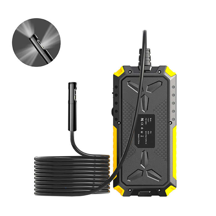P50 8mm Triple Lens Industrial Endoscope 1080P Full HD 4.5inch LCD Digital Inspection Borescope Came