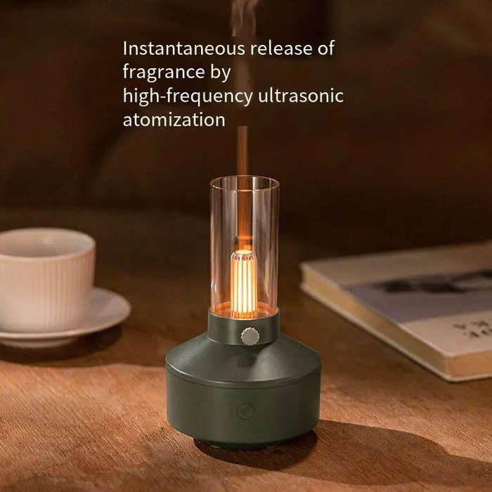 White - Vintage USB Aromatherapy Humidifier Fashion Lamp Aromatherapy Machine Small Household Applia