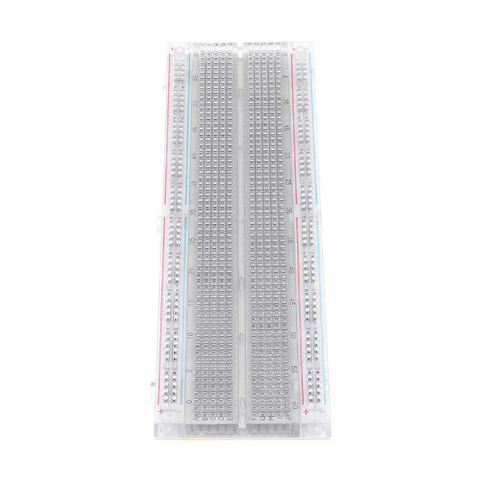 3pcs MB-102 MB102 Transparent Breadboard 830 Point Solderless PCB Bread Board Test Develop DIY