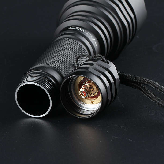 6500K - Convoy C8+ SST40 2000 Lumens 6500K 5000K 18650 Flashlight Work Lamp Outdoor Hunting LED Torc