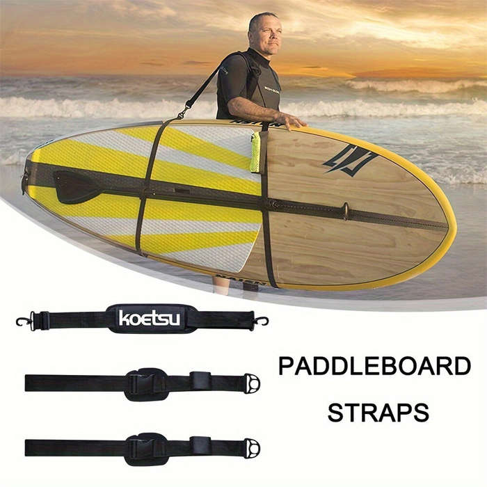 Adjustable Paddle Board Shoulder Strap Comfortable Multiple Uses Quick Release Buckles Adjustable Le