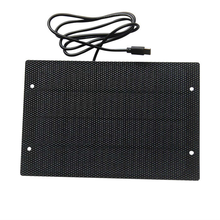 5W - 5W Solar Panel Charger ETFE 21.5 Percent Efficiency Monocrystalline Silicon Portable Waterproof