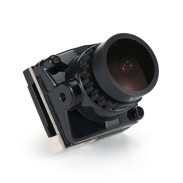 Black - Mista MS519 Starlight FPV Camera - 1/1.8" Sensor, 1800TVL Night Vision, 120 FOV, 5-36V Wide,