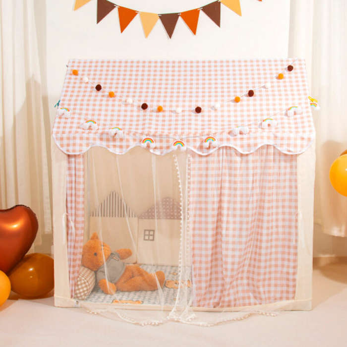 #01 - IPRee Kids Tent Indoor Outdoor Castle Playhouse for Boys and Girls with Baby Room Ideal for Ou